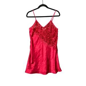 Private Luxuries Y2K Vintage Burnout Velvet Nightgown Dress Women’s Size Medium